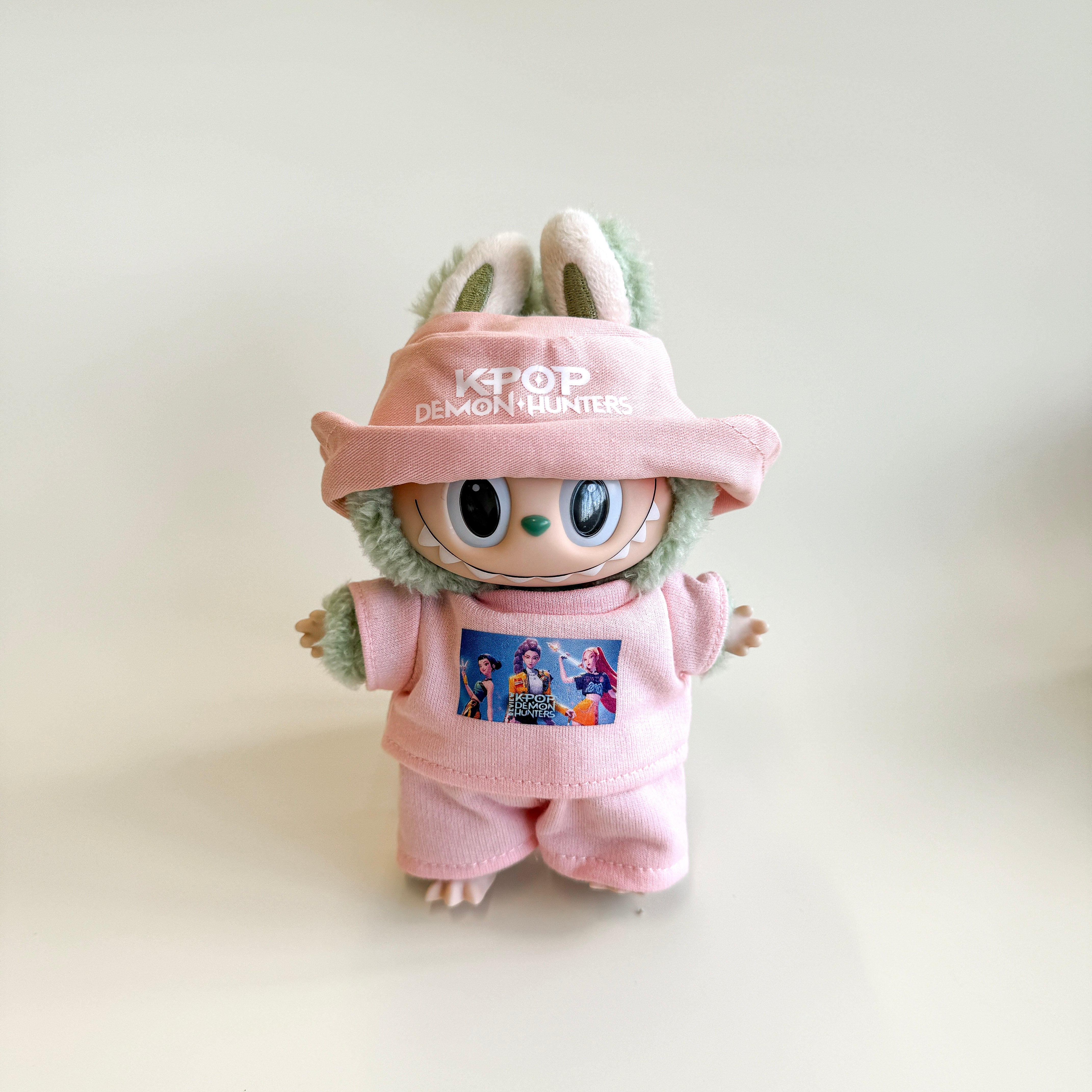 Labubu Pink Hunters Inspired Outfit Set