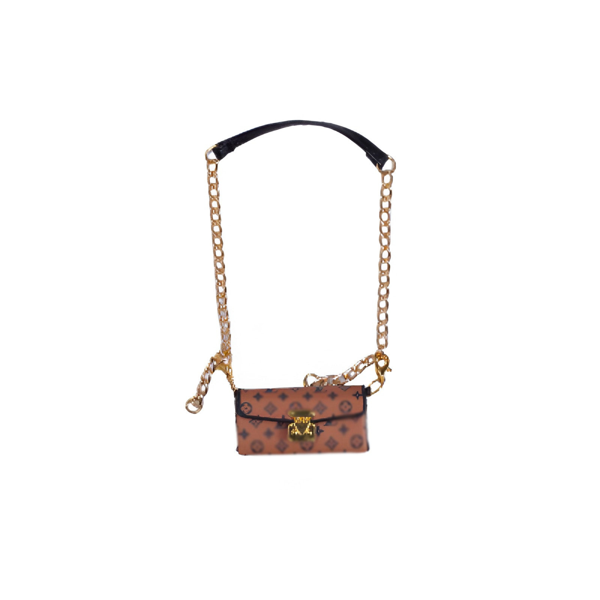 Labubu Miniature Trunk Clutch – Classic Monogram Edition