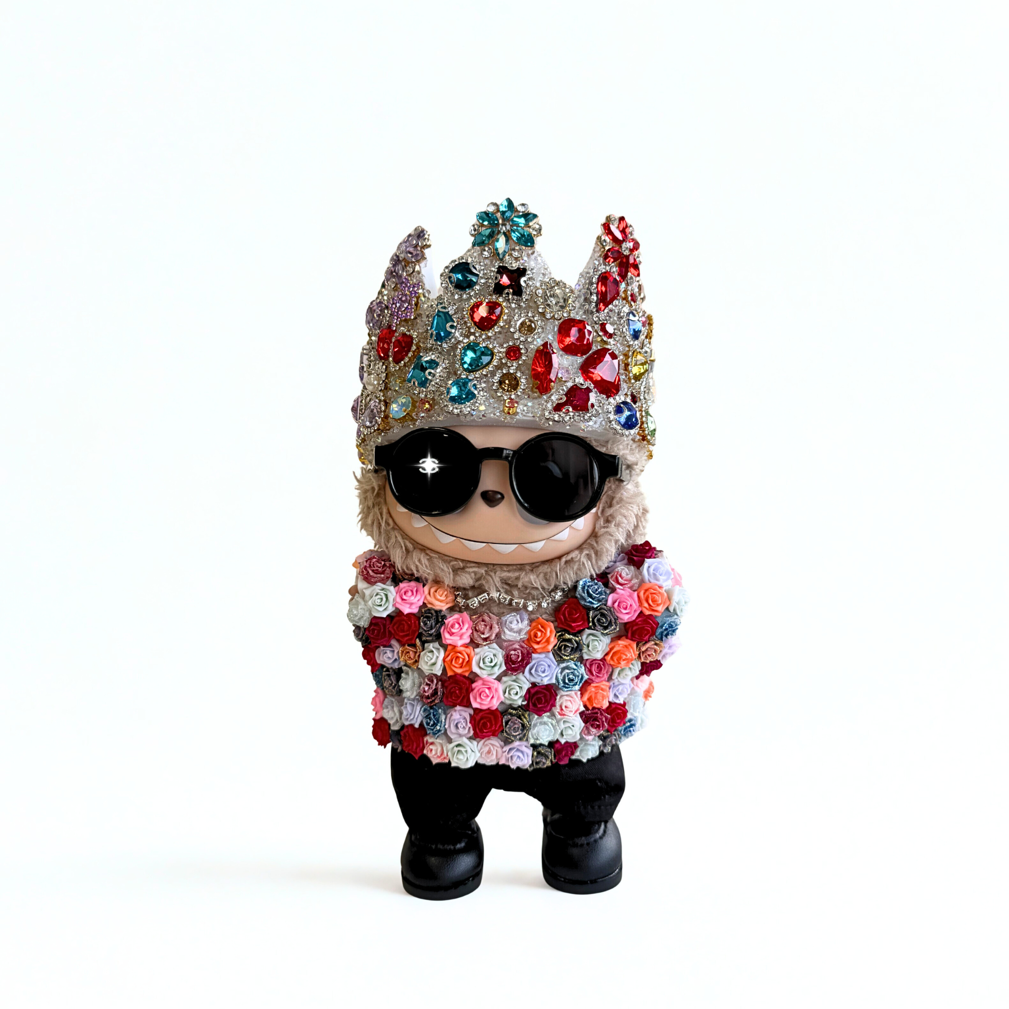Labubu Rose Crown Stage Look Set – G-Dragon Inspired Collection (6 items)