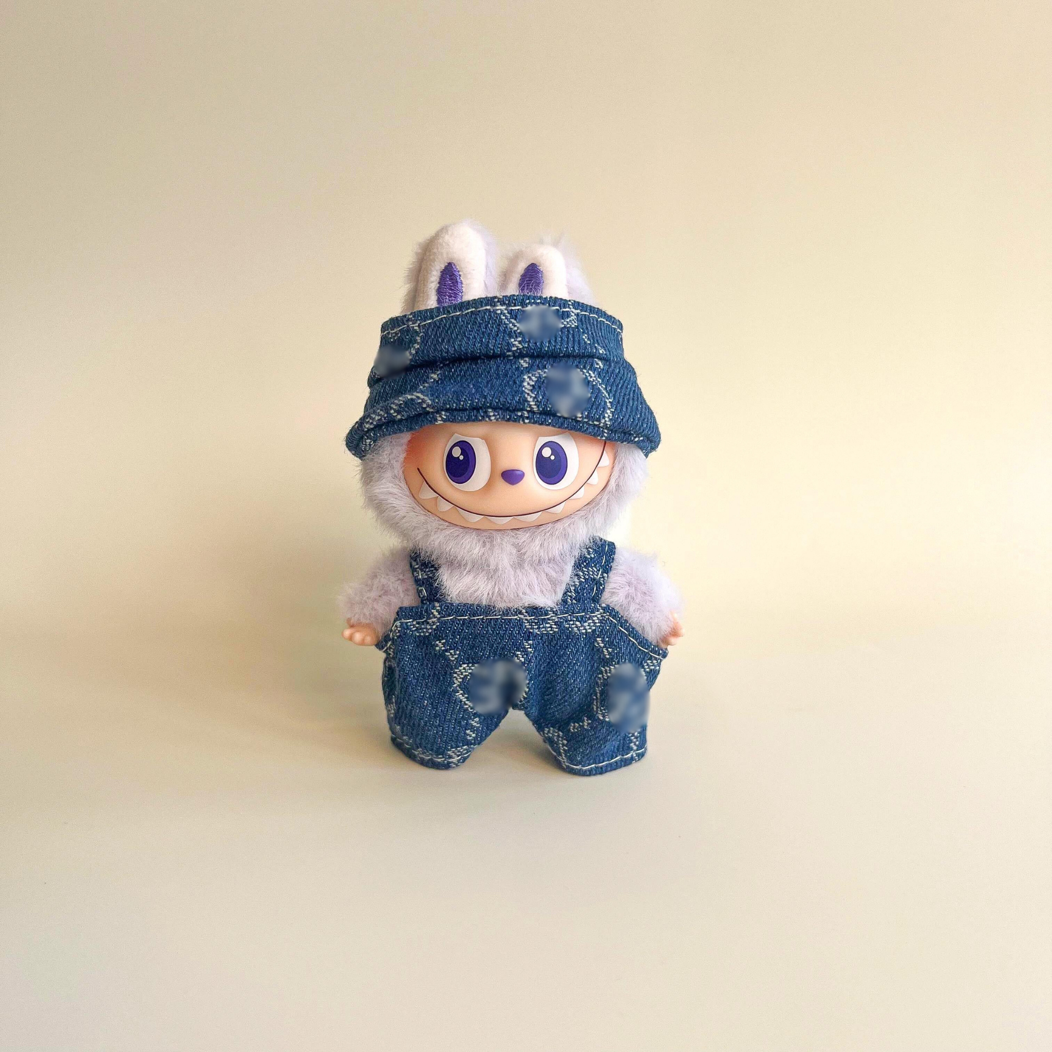 Labubu 4.0 Monogram Denim Jumpsuit Outfit