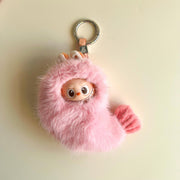 Labubu 4.0 Fluffy Costume – Fried Shrimp (Pink Edition)