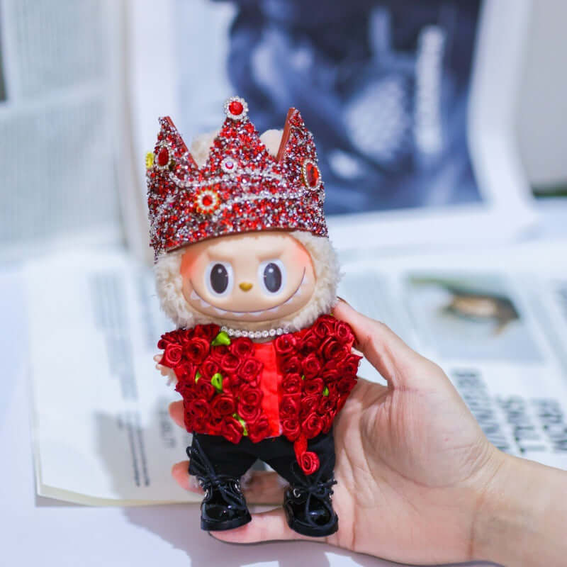 Handmade Labubu doll clothes inspired by G-Dragon style