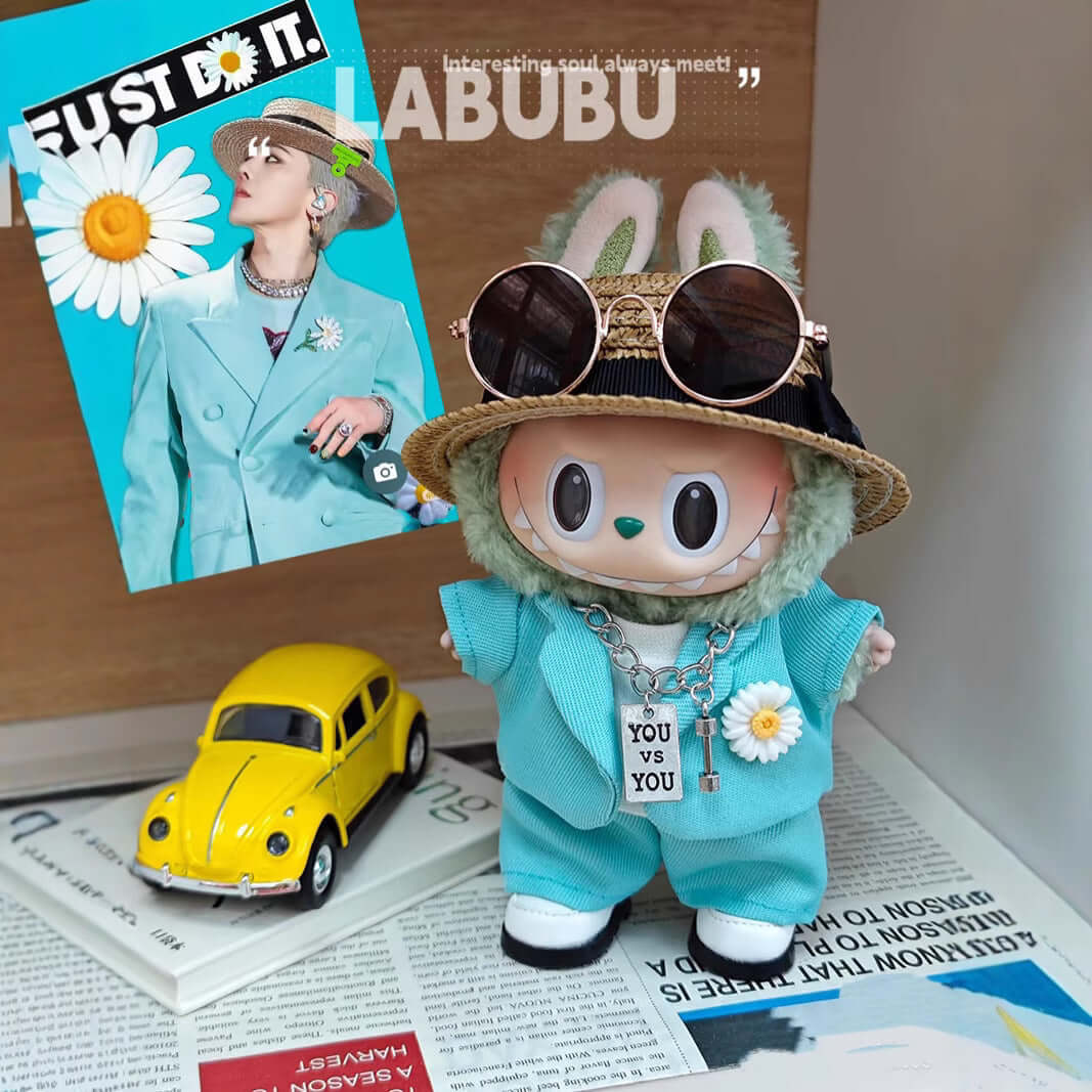 Cute Labubu outfit for photography and stage-style display