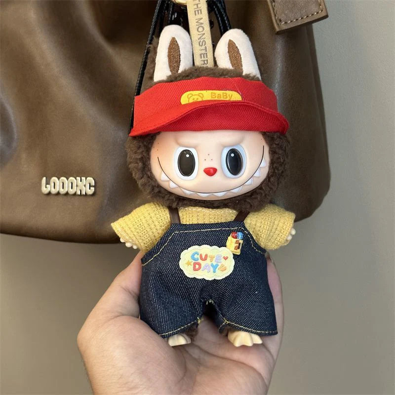 Labubu Clothes Overalls Outfit Set – Universal Doll Style OOTD