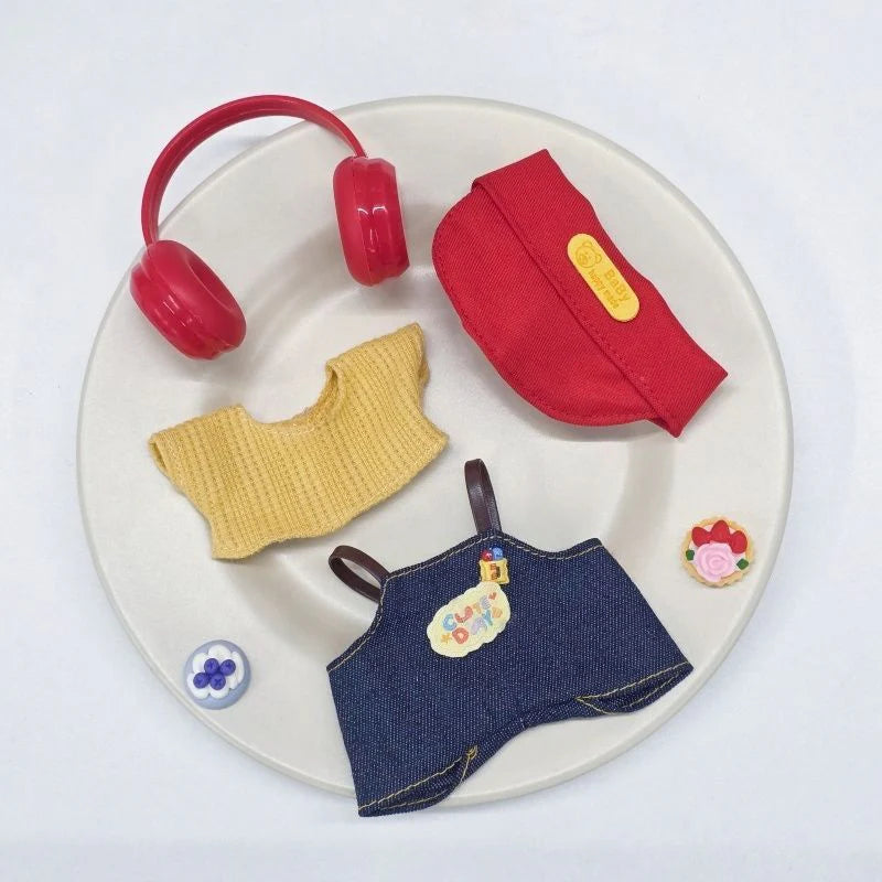 Labubu Clothes Overalls Outfit Set – Universal Doll Style OOTD